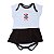 Body Vestido Corinthians Bebê Oficial Torcida Baby - Imagem 2