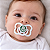 Chupeta Palmeiras Classic Bico Redondo S1 Kids Gol - Imagem 1