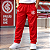 Calça Infantil Internacional Vermelha Flanelada Oficial - Imagem 1