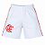 Uniforme Infantil Flamengo Shorts e Meião Branco Oficial - Imagem 3