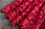 Vestido Infantil Vermelho Florido Festa Casamento Batizado - Imagem 4
