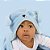 Cobertor Bebê Microfibra com Capuz Cachorrinho Azul Papi - Imagem 3