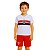 Uniforme São Paulo Bebê Infantil Juvenil 2 Peças Oficial - Imagem 1