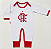 Macacão Bebê Longo Flamengo 100% Algodão Oficial - Imagem 3