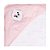 Toalha De Banho Forrada Com Capuz Bordado Animais Rosa Papi - Imagem 1