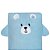 Travesseiro Naninha Urso Azul Papi - Imagem 2