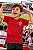 Camiseta Infantil São Paulo Rajada Vermelha Oficial - Imagem 1