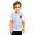 Camiseta Infantil Santos Rajada Branca Oficial - Imagem 1