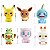 Box Com 6 Bonecos Pokémon Face + Pokébola Muda Rosto - Imagem 2