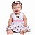 Vestido Bebê São Paulo Mascote Oficial - Imagem 1