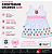 Vestido Infantil Corinthians Ursinhos Oficial - Imagem 2