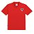 Camiseta Infantil São Paulo Vermelha Gola V Oficial - Imagem 3