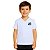 Camiseta Infantil Santos Branca Gola V Oficial - Imagem 1
