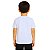 Camiseta Infantil Santos Branca Gola V Oficial - Imagem 2