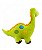 Pelúcia Bebê Dinossauro Verde Bordado 32cm - Imagem 3