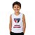 Camisa Infantil São Paulo Regata Branca Escudo SPFC Oficial - Imagem 2
