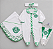 Kit Bebê Palmeiras Saída Materndiade Meninas 4 Peças Oficial - Imagem 3
