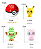 Box Com 3 Bonecos Pokémon Face + Pokébola Muda Rosto - Imagem 3