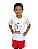 Camiseta Infantil São Paulo Mascote Branca Oficial - Imagem 2