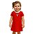 Vestido Infantil São Paulo Tubinho Vermelho Oficial - Imagem 1