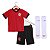 Conjunto Infantil Flamengo Uniforme Artilheiro Oficial - Imagem 3