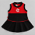 Vestido Infantil Flamengo Regata Oficial - Imagem 3