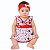 Vestido Flamengo Bebê com Shorts e Tiara Oficial - Imagem 1