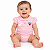 Body Bebê Fortaleza Rosa Gola Polo Torcida Baby Oficial - Imagem 1