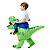 Fantasia Infantil Dinossauro T-Rex Inflável Cosplay - Imagem 5