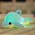 Golfinho de Pelúcia Almofada Com Luz Led Colorido 32cm - Imagem 10