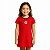 Vestido Infantil Flamengo Tubinho Vermelho Oficial - Imagem 1