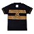 Camiseta Infantil Corinthians Preta Estampa Dourada Oficial - Imagem 3
