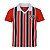 Camisa Infantil São Paulo Polo Listrada Retrô Oficial - Imagem 1