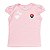 Camisa Infantil Vitória BA Baby Look Rosa Oficial - Imagem 1