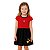 Vestido Infantil Vitória Canelado Torcida Baby - Imagem 1