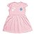 Vestido Infantil Bahia Canelado Rosa Torcida Baby - Imagem 1