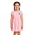 Vestido Infantil Bahia Canelado Rosa Torcida Baby - Imagem 1