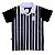 Camisa Infantil Corinthians Polo Listrada Retrô Oficial - Imagem 1