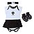Kit Bebê Botafogo 3 Pçs Menina Body Pantufa e Tiara Oficial - Imagem 2