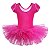Vestido Infantil Ballet Bailarina Tutu Flores Pink - Imagem 2