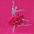 Vestido Infantil Ballet Bailarina Tutu Flores Pink - Imagem 3