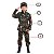 Fantasia Infantil Militar Soldado Camuflada - Imagem 2
