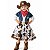 Fantasia Infantil Cowgirl Country Vaqueira Conjunto 5 Pçs - Imagem 1