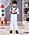 Fantasia Infantil Astronauta Traje Espacial Branca - Imagem 2