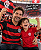 Camiseta Infantil Flamengo Rajada Vermelha Oficial - Imagem 3