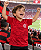 Camiseta Infantil Flamengo Rajada Vermelha Oficial - Imagem 1