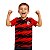 Camiseta Infantil Flamengo Faixas Oficial - Imagem 1