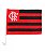 Bandeirinha Flamengo Para Vidro do Carro Com Haste Plástico - Imagem 1