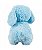 Cachorro Pleúcia Azul Sentado Bandana Pescoço 22cm - Imagem 4
