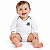 Body Santos Manga Longa Branco Torcida Baby Oficial - Imagem 1
